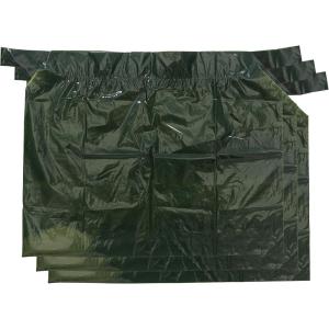 imageStansport Disposable Toilet Bags  3 Pack Green 177quot L x 138quot W