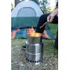imageStainless Steel Wood Burning Stove Extra Large  Portable Camping Backpacking Hiking  Picnic BBQ