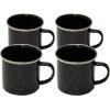 imageStansport 24Piece Enamel Camping Tableware SetBlack