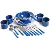 imageStansport 24Piece Enamel Camping Tableware SetBlue