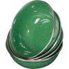 imageStansport 24Piece Enamel Camping Tableware SetGreen