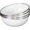 imageStansport 24Piece Enamel Camping Tableware SetWhite