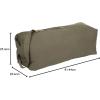 imageStansport Deluxe Duffel Bag with Shoulder StrapOlive Green