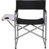 imageStansport Directors Chair with Side Table One Size Black