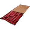 imageStansport Fleece Sleeping BagRed Plaid