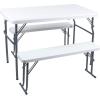 imageStansport Folding Utility Camp Table 27quot x 315quot x 236quotWith Benches