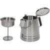 imageStansport Stainless Steel Percolator Coffee Pot 9 Cups 2769 Silver28 Cups