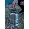 imageStansport Stainless Steel Wood Burning Stove Small  Portable Camping Backpacking Hiking  Picnic BBQ