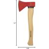 imageStansport Wood Handle AxeShort Handle  Broad Head