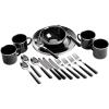 imageStansport 24Piece Enamel Camping Tableware SetBlack