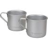 imageStansport Aluminum Drink Cups Small Silver 2 Pack