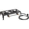 imageStansport Cast Iron Portable Camping StoveDouble Burner