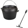 imageStansport PreSeasoned Cast Iron Dutch OvenWith Lid Lifter