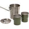 imageStansport Stainless Steel Cook Set5 Piece Olive Drab