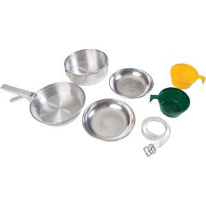 imageStansport Deluxe Polished Outside Aluminum Cook Set 8Piece
