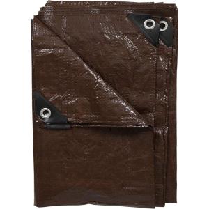 imageStansport LightDuty RipStop Tarp 8 x 10  Brown U81010 x 12