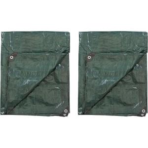 imageStansport MediumDuty RipStop Tarp 8 x 10  Dark Green T8106 X 8Feet  2 Pack