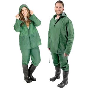imageStansport Rainsuit3piece Deluxe Rainsuit  Green