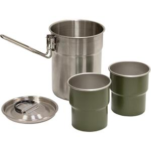 imageStansport Stainless Steel Cook Set5 Piece Olive Drab
