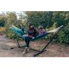 image:imageStansport Outdoor Camping Hammock with Pillow and StandBlueGreen